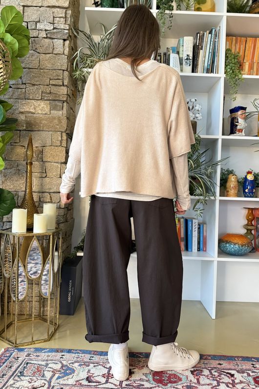 Conrad Layer Knit Oat - **